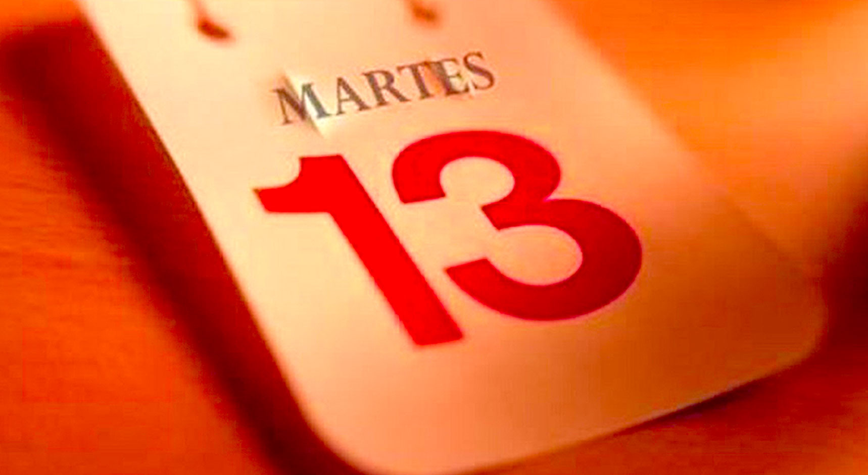 martes 13 mala suerte