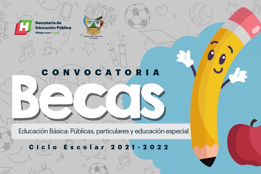 Lanzan convocatorias para becas de educación básica en Hidalgo