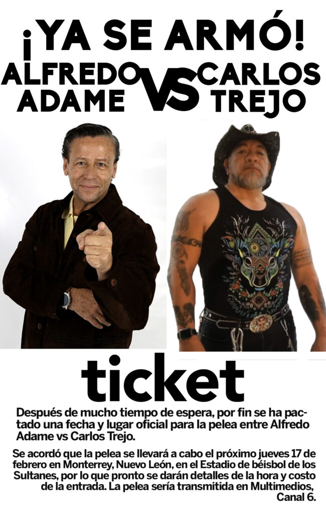 ¡Ya se armó! Alfredo Adame vs Carlos Trejo tiene fecha y lugar
