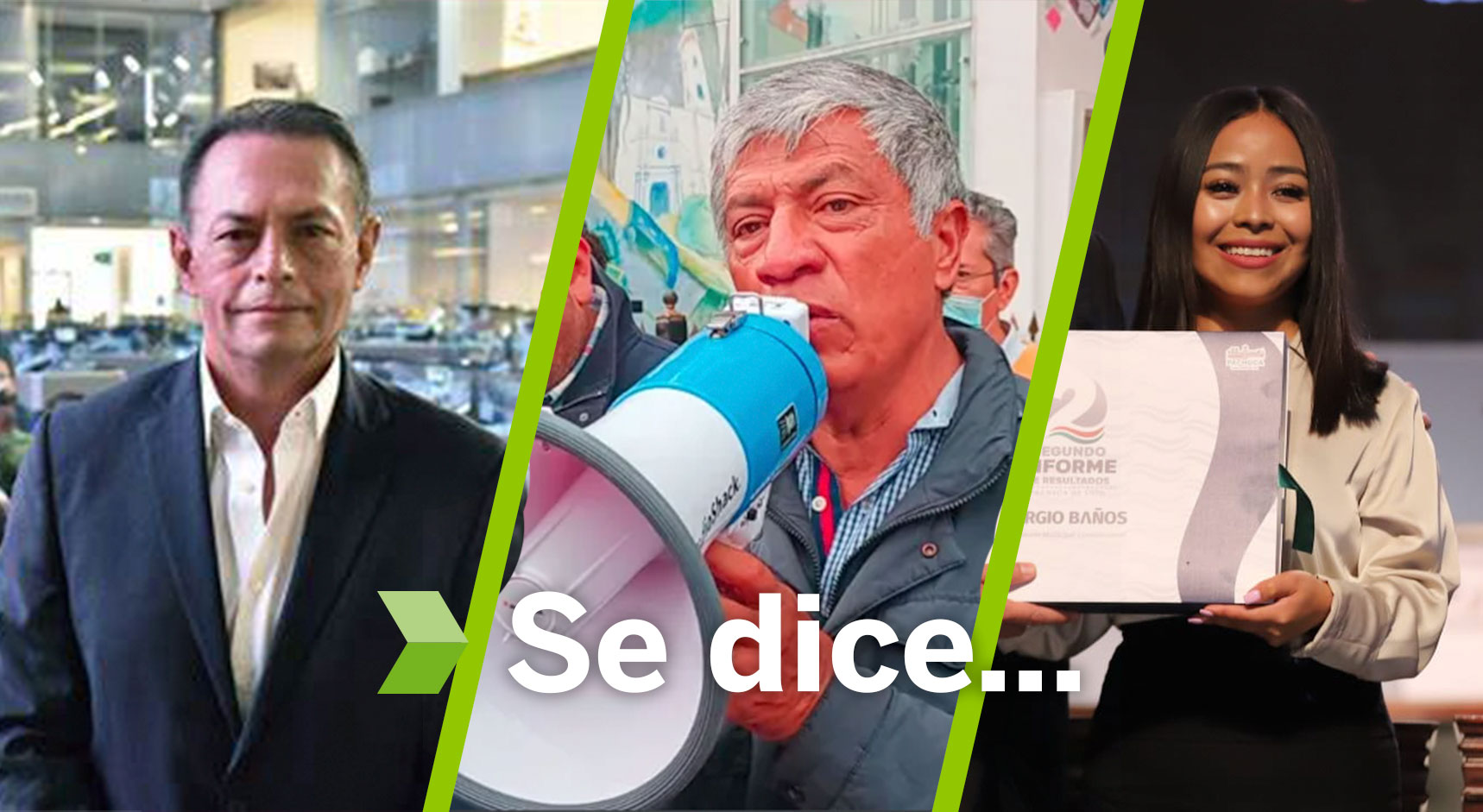 Se dice... que Ricardo Reyes, Gabriel García y Liliana Mera