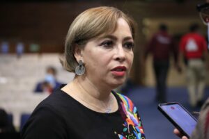 En sesión, Claudia Lilia Luna advirtió sobre la proyección del presupuesto de egresos sin garantías nacionales.