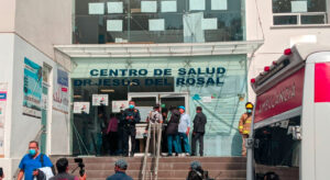 Reportan caída domo Centro de Salud Pachuca