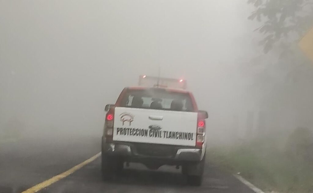¡A taparse! Esperan frío y tormentas en la Huasteca de Hidalgo