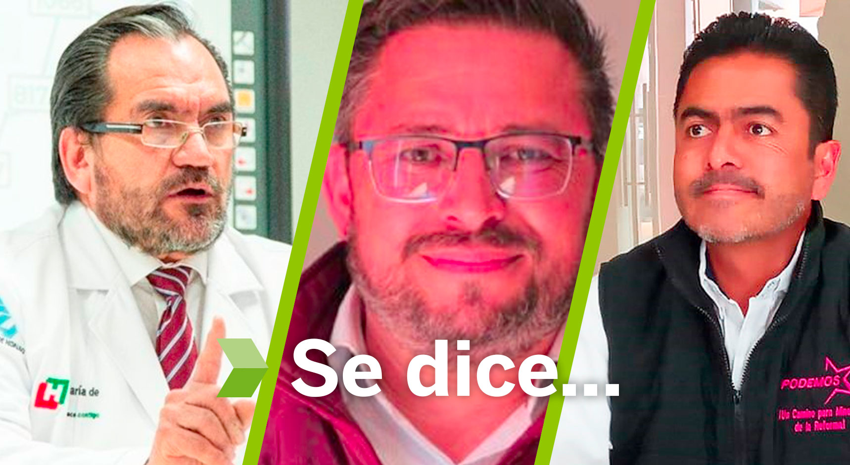 Se dice... que Alejandro Benítez, Eduardo Medécigo y Marco Antonio Rico