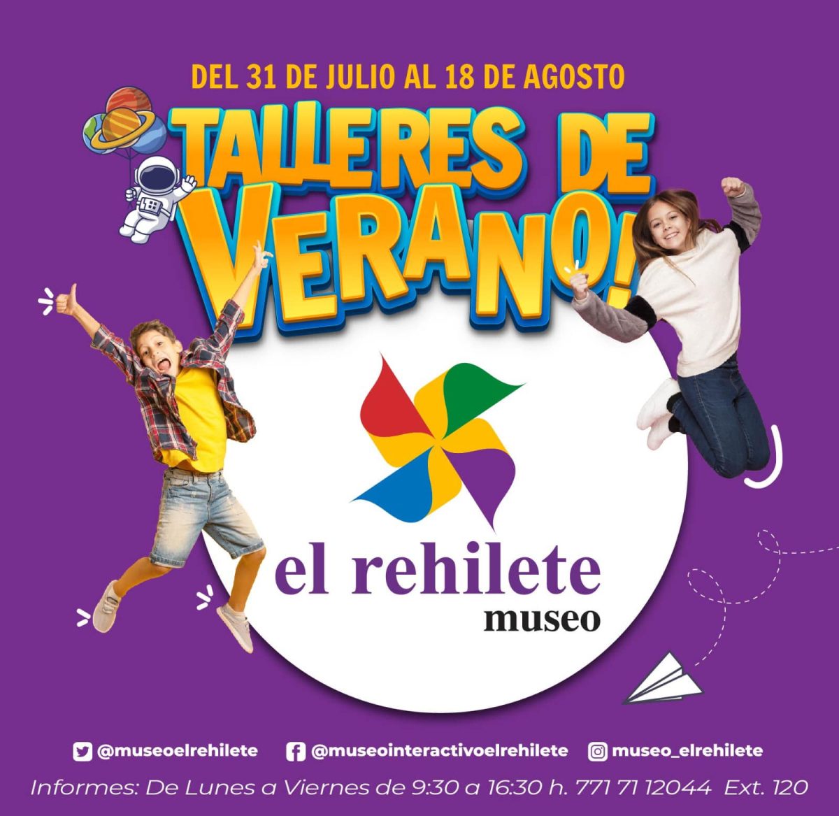 Talleres de Verano en el Museo El Rehilete, una oportunidad educativa y divertida