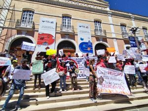 La agresión de empleados de la UAEH provocó protestas y paros en todos los institutosFoto: Archivo