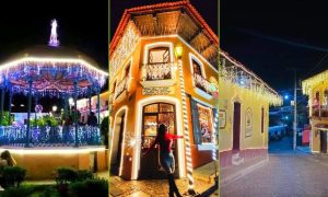 El recorrido por la Villa Iluminada de Real del Monte ofrece luces, música y tradición navideña.