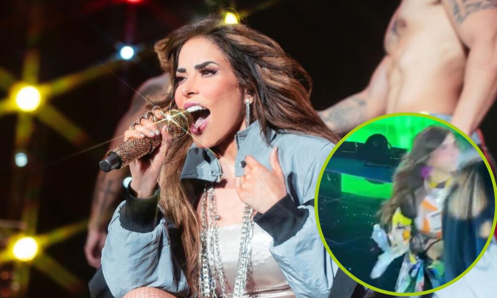 Gloria Trevi escupe a sus fans en pleno concierto y redes estallan contra la cantante