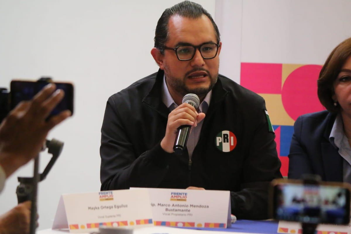Marco Antonio Mendoza Bustamante, PRI Hidalgo, denuncia