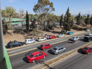 Se registra choque múltiple en el Felipe Ángeles de Pachuca