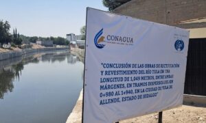 Anuncia Conagua la terminación de obras del Plan Hídrico de Tula