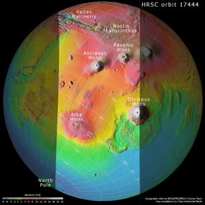 Marte revela un nuevo secreto: Descubren escarcha en los gigantescos volcanes del planeta rojo

