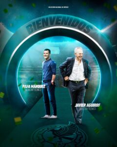 Javier Aguirre y Rafa Márquez