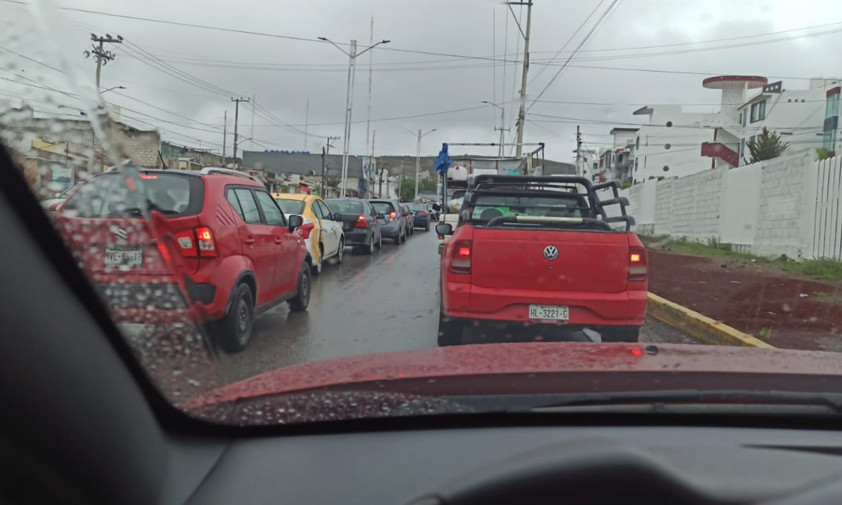 Pachuca enfrenta complicaciones en el tránsito por trabajos de obras públicas en la carretera