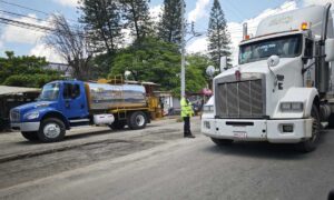 Mantenimiento del bulevar López Mateos, en Huejutla , sin fecha de conclusión
