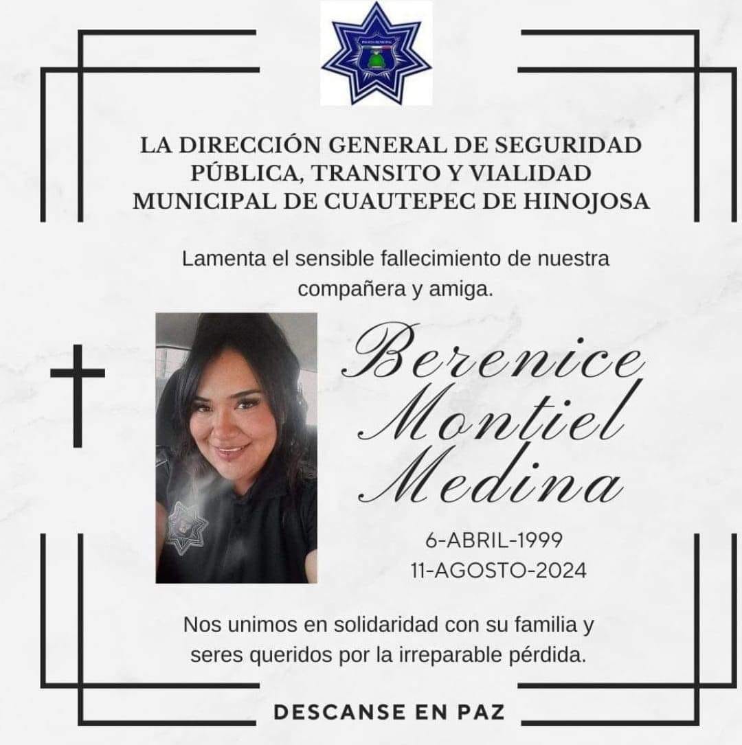 Encuentran sin vida a mujer policía de Cuautepec de Hinojosa; estaba dentro de un vehículo