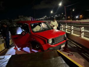 El accidente se presentó a la altura de la colonia San Javier
