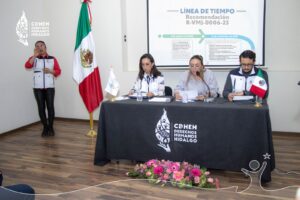 La titular de la CDHEH, Ana Karen Parra Bonilla, detalló que el 14 de agosto el actual edil de Progreso de Obregón aceptó la recomendación en un acto de