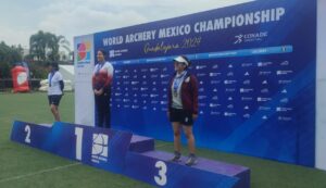 Ivana Palacios se colgó dos oros en la categoría Sub 21 en arco recurvo en el World Archery México Championships 2024