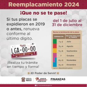 Para agosto, corresponde a los automóviles con terminación de placa 3 y 4 y el engomado de color rojo.
