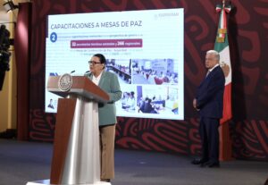 La funcionaria detalló que el gobierno refuerza la estrategia de seguridad en 15 municipios y alcaldías