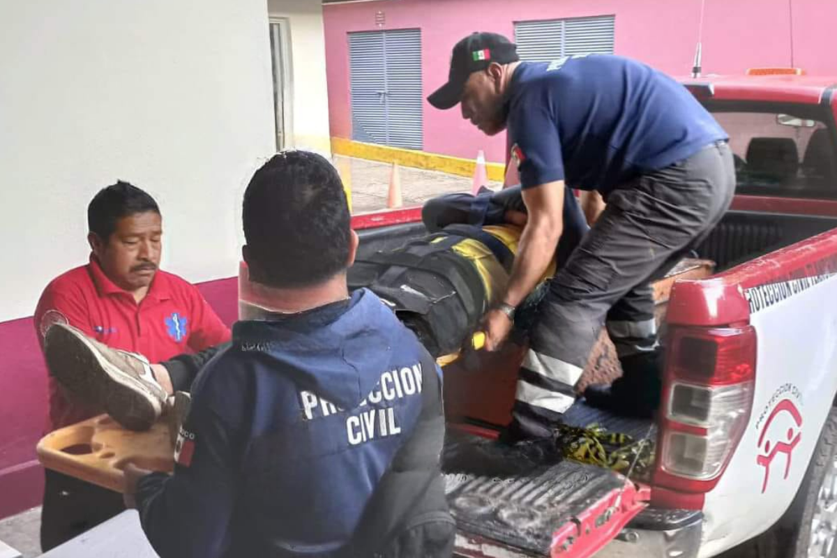 Vecinos encuentran a joven malherido en Tlanchinol; investigan ataque violento y robo
