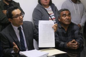 Habitantes de Pueblo Nuevo aseguraron que ellos no recibieron la conmpensación mencionada