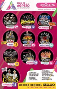 La cartelera artística será una de las más atractivas del estado
