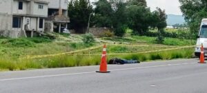 Localizan cadáver de hombre sobre la carretera Pachuca-Ciudad Sahagún