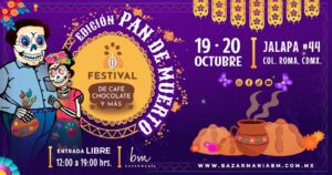 El Festival de Café, Chocolate y más contará con más de 20 panaderías y 60 expositores, ofreciendo una amplia variedad de panes de muerto