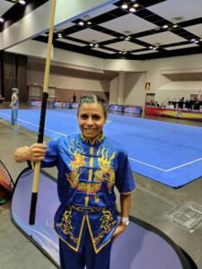 Virginia Rivera Vera concluyó su participación en el Campeonato Panamericano de Wushu con una actuación sólida 