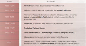 Claudia Sheinbaum dará su primer mensaje a la Nación desde el Zócalo de la Ciudad de México.