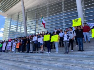 La titular del Poder Judicial rindió su informe ante protestas por la reformaFoto: David Martínez