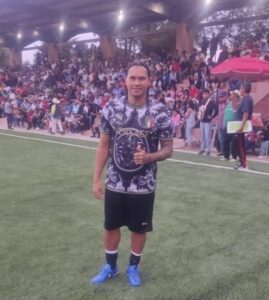 Carlos Peña debutó con el equipo Altos de Morelos EDS FC en un partido contra Pilas Cocoyoc