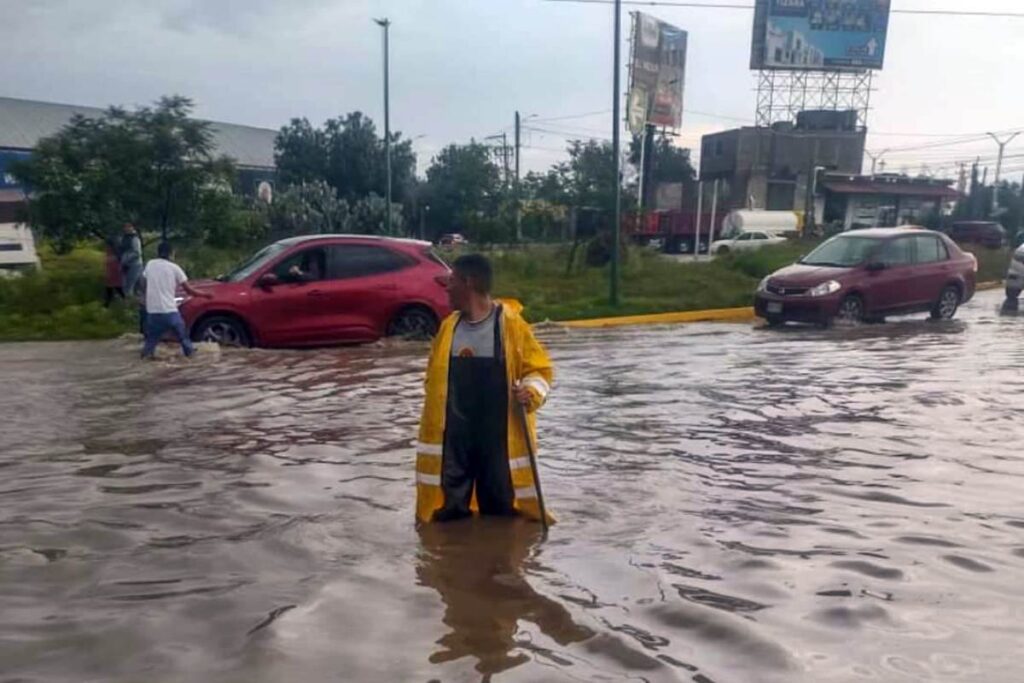 Tras la intensa lluvia de la tarde del martes, Tizayuca activó el Plan de Contingencia de la Temporada de Lluvias 2024