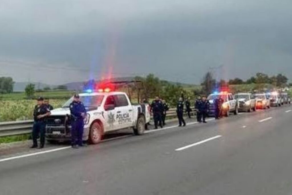 La Policía dio seguimiento al asalto ocurrido sobre el Arco Norte / Foto. Especial