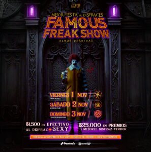 Famous Freak Show promete una nueva experiencia de terror en Hidalgo para todos los aficionados.