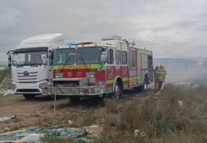 El tiradero de Mineral de la Reforma vuelve a incendiarse por segunda vez en menos de una semana.