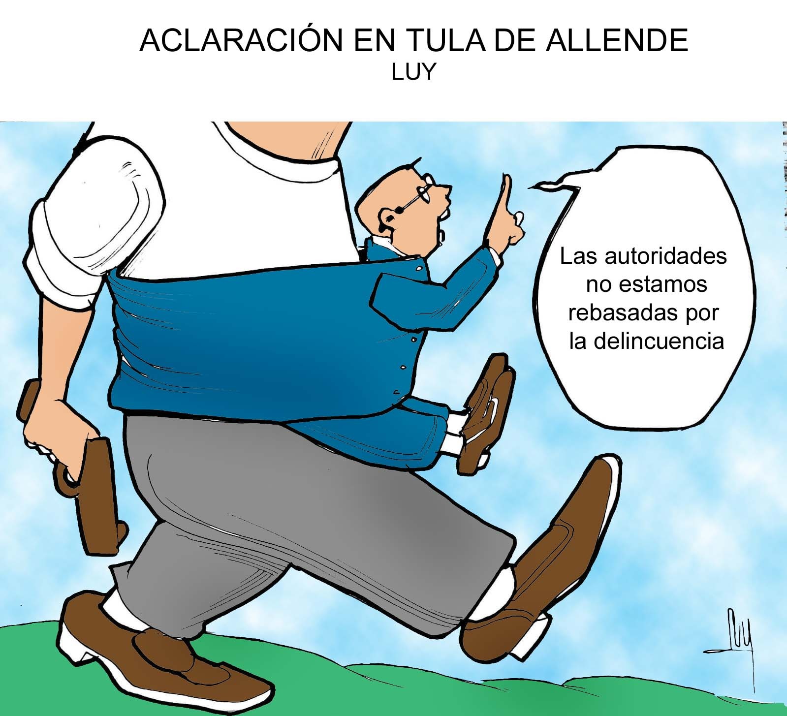 Aclaraciones en Tula de Allende Cartón de Luy