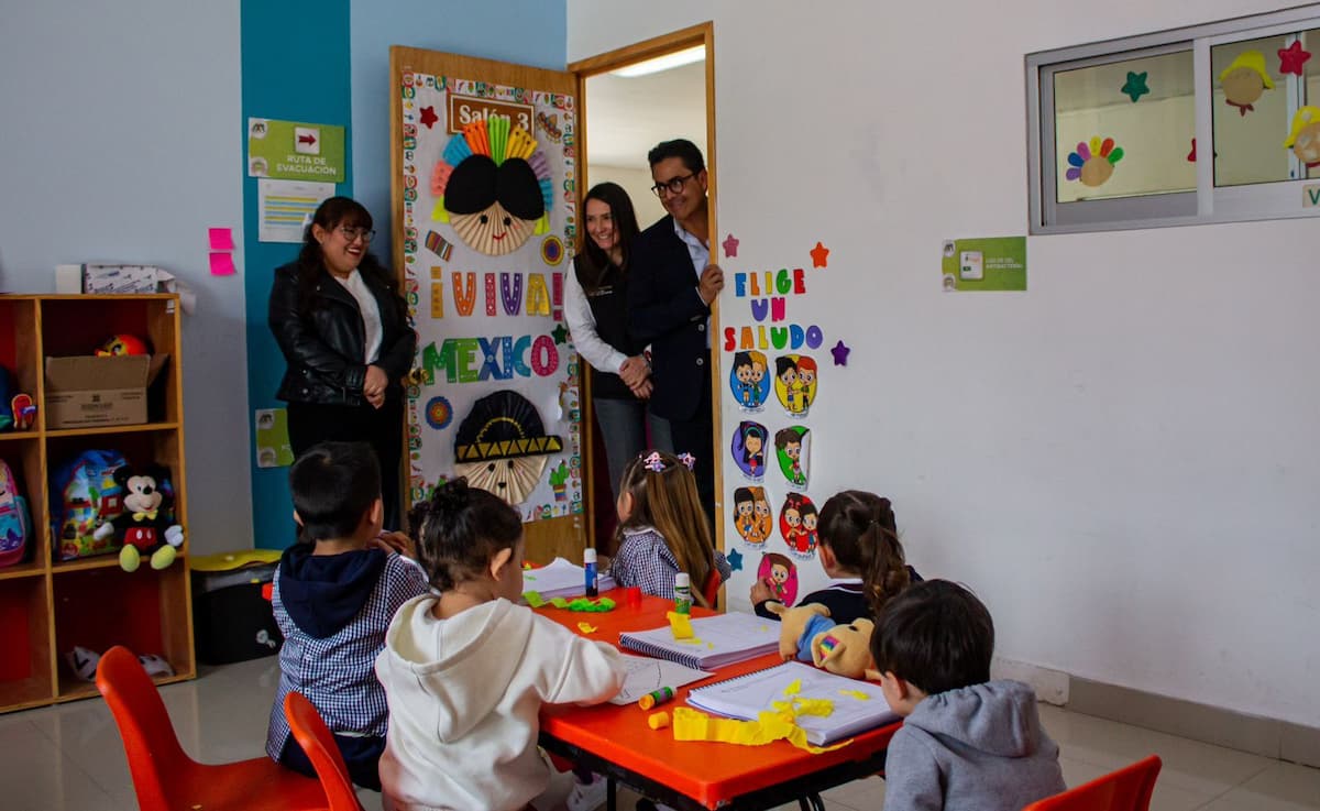 Autoridades supervisaron los Centros de Atención Infantil de Mineral de la Reforma
