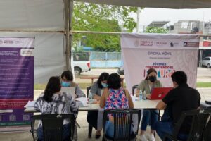 Jóvenes con alguna discapacidad también pueden ser parte del programa, recibiendo el mismo apoyo económico y oportunidades de capacitación