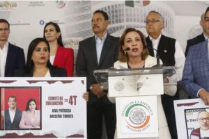 La coordinadora de esa bancada, Guadalupe Murguía, acusó que el comité tiene un vicio de origen por sus vínculos y compromisos con el partido guinda y el gobierno federal
