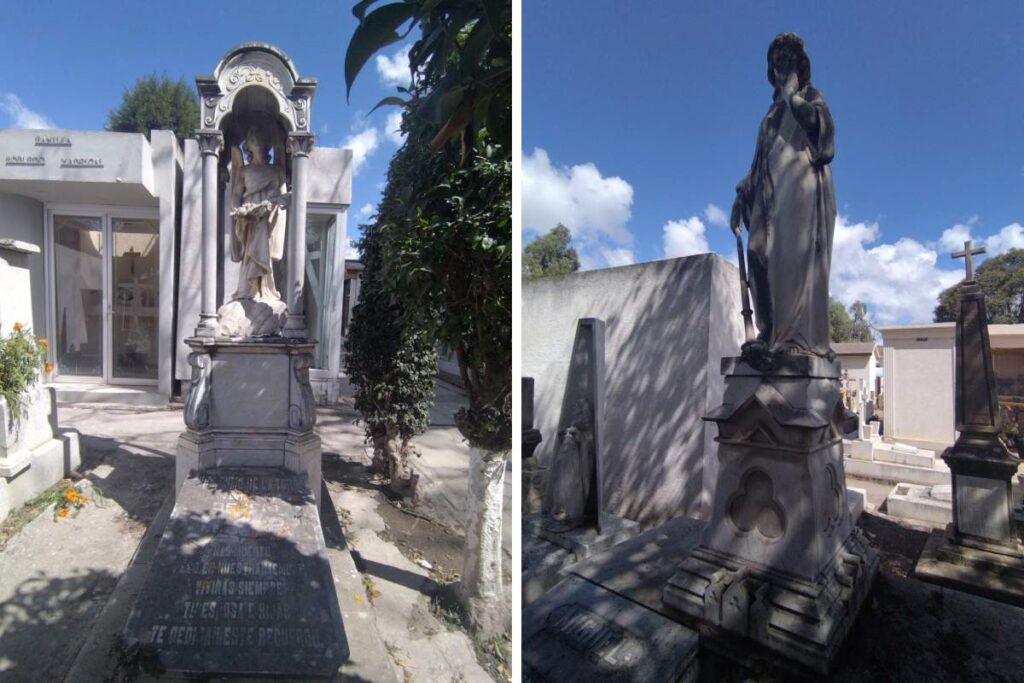 En el camposanto San Miguel existen tumbas que datan de 1830