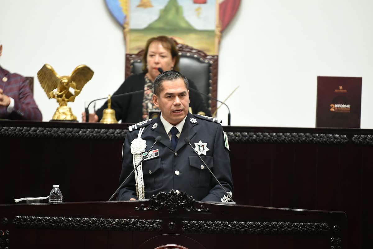 Comparecencia de Salvador Cruz Neri en el Congreso de Hidalgo