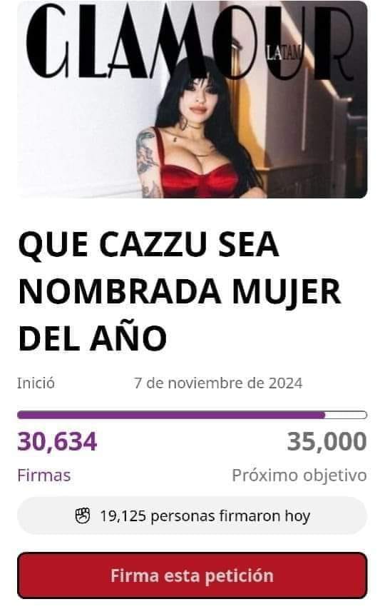 Fans de Cazzu crean una petición en Change.org para que la rapera sea reconocida en lugar de Ángela Aguilar / Foto. Especial