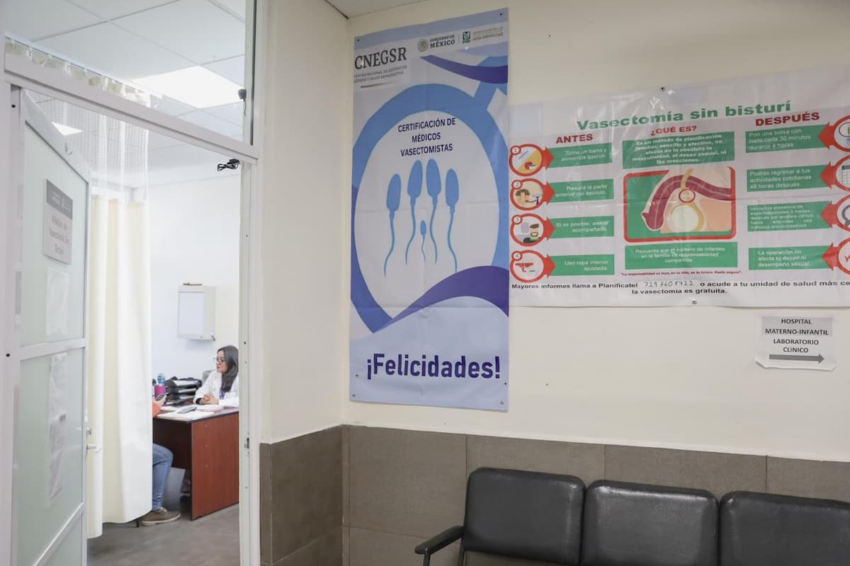 El IMSS-Bienestar fomenta la paternidad responsable con vasectomías accesibles para toda la población