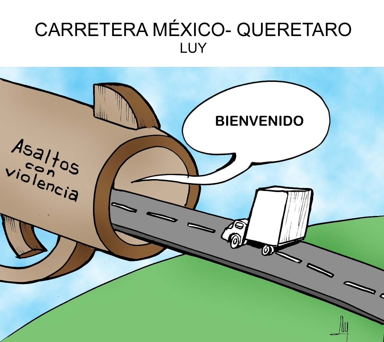 Carretera México-Querétaro Cartón de Luy