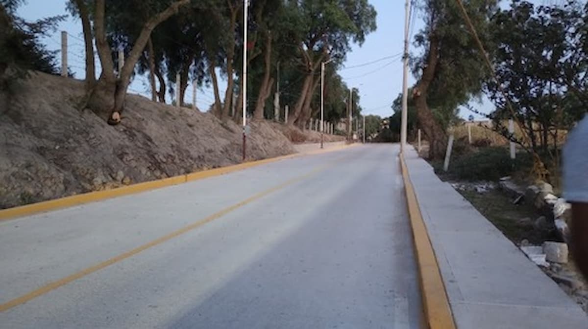 Calle Sinaloa lista para ser transitada, con nueva pavimentación y guarniciones