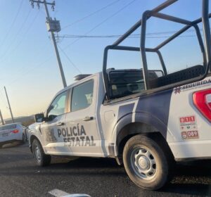Motocicleta involucrada en el fatal accidente en la colonia Loma Bonita, Pachuca