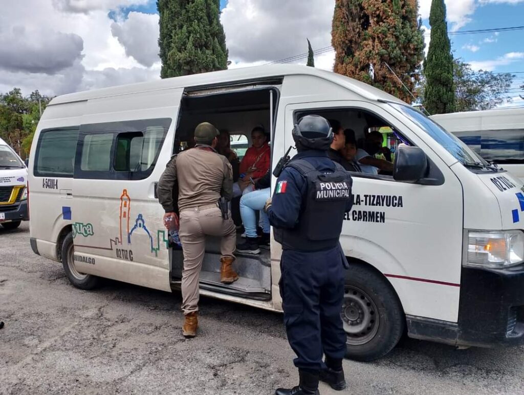 Hubo operativo migrante en Tizayuca; ¿cuántas personas fueron detenidas este martes?